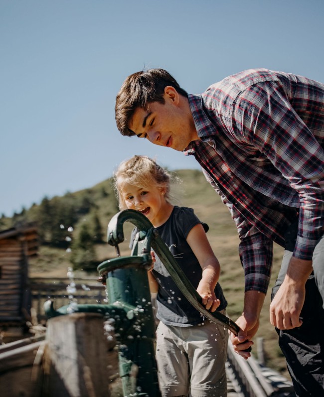 Discover alpine pastures and mountains