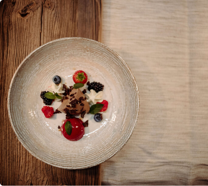 Detailaufnahme Essen