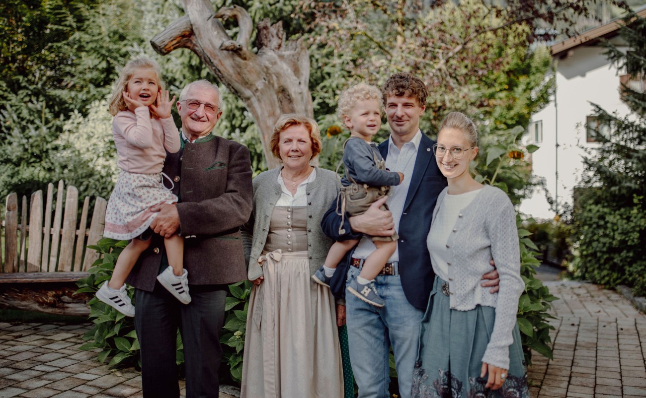 The Knapp family, hosts at the Hotel Alte Post Grossarl