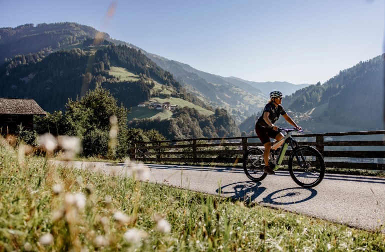 Biking in Grossarl, Austria